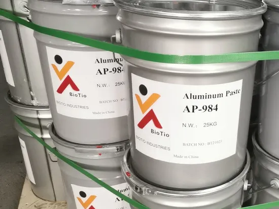 Fine White Silver Aluminum Pastes Hot Sell Metallic Effect Aluminum Paste