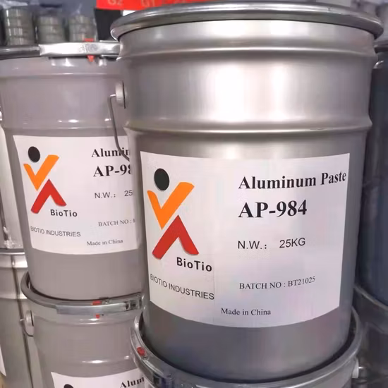 Fine White Silver Aluminum Pastes Hot Sell Metallic Effect Aluminum Paste